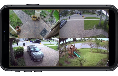 How to view my security cameras on my iphone