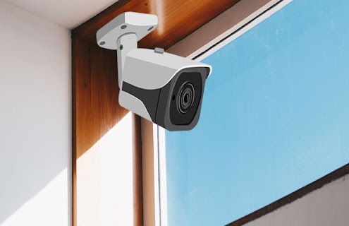 Will security camera work through window